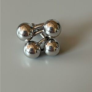 Chunky  Sterling Silver Women's Ring 9.34 grams stamped weight: 17.05 G